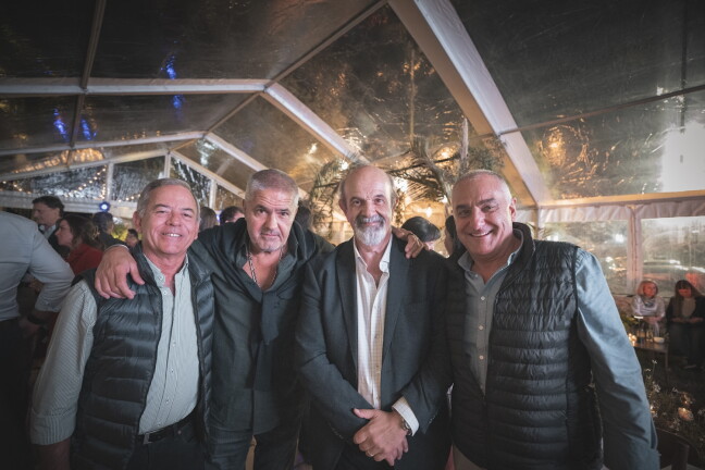 Christian Sarubbi, Carlos Schneck, Luis Crisci y Alfredo Scanzerra.
