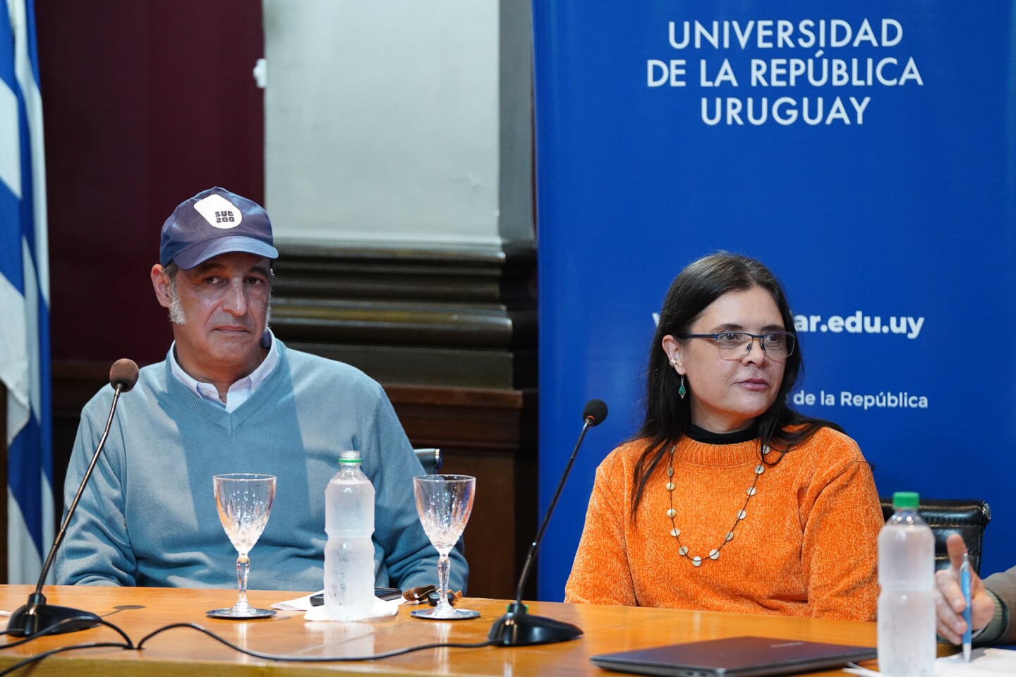 Alvar Carranza y Leticia Burone