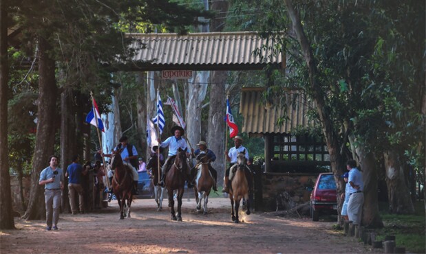 Presentación de Patria Gaucha en La Pataia
