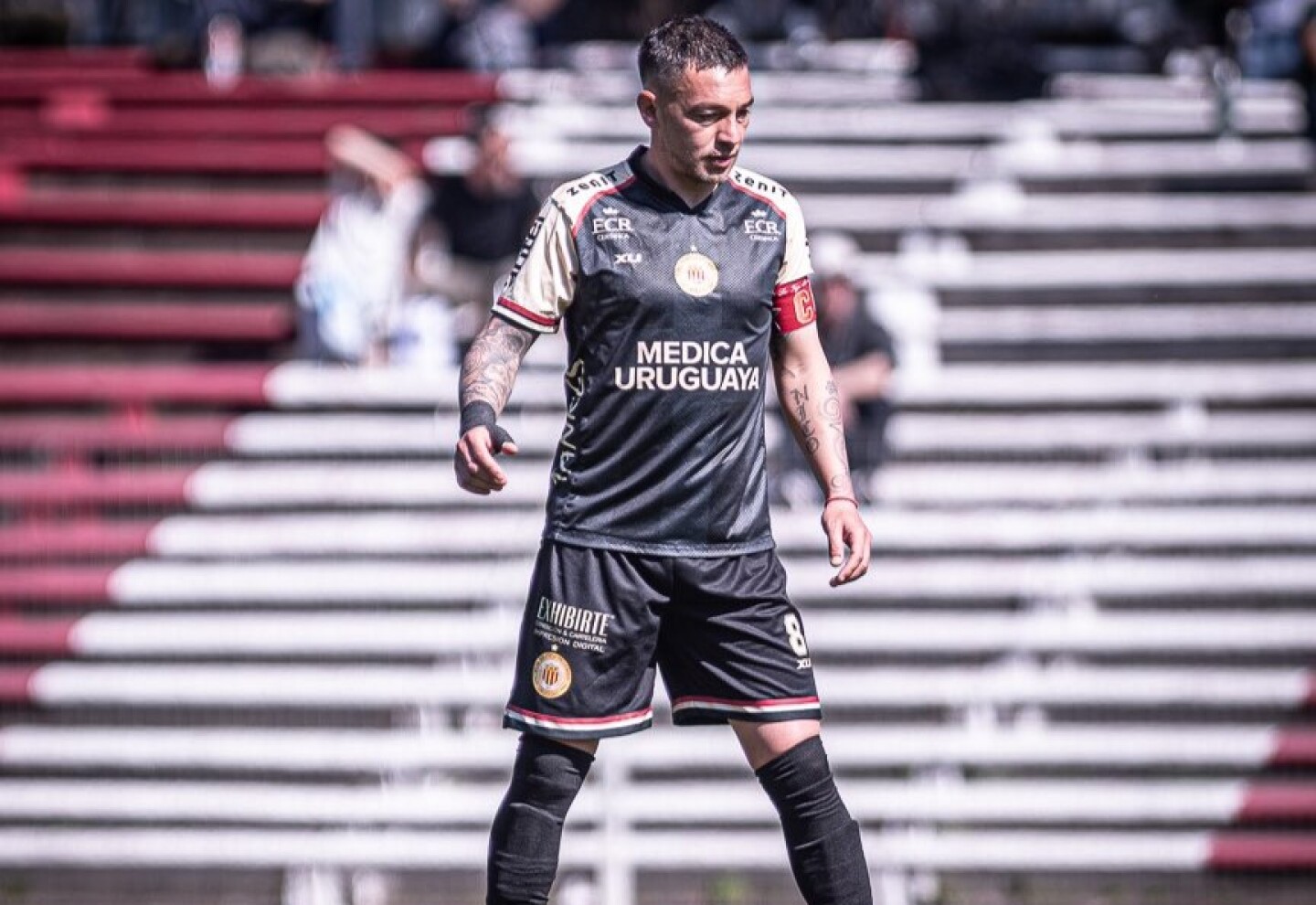 Adrián Colombino con Progreso en el Parque Saroldi