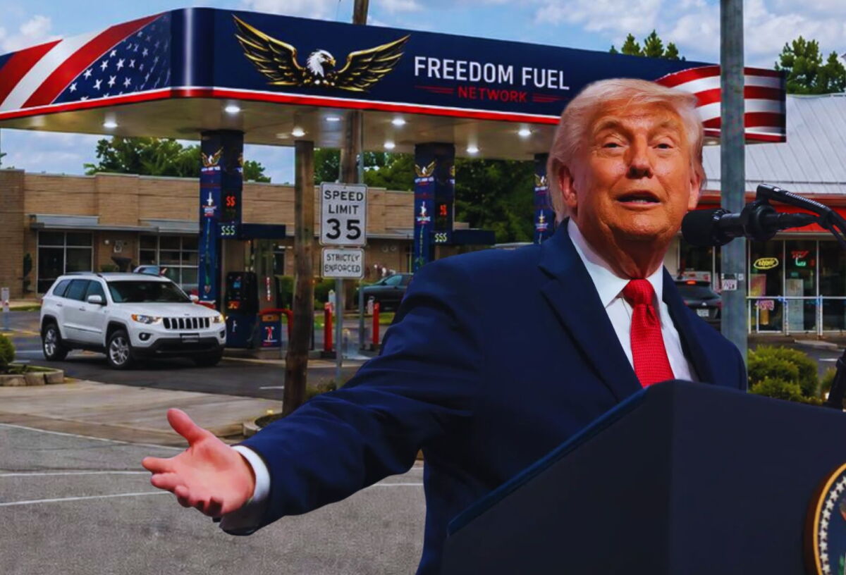 Freedom Fuel, la red de gasolineras con precios de combustible más bajos elogiada por el presidente de Estados Unidos, Donald Trump.