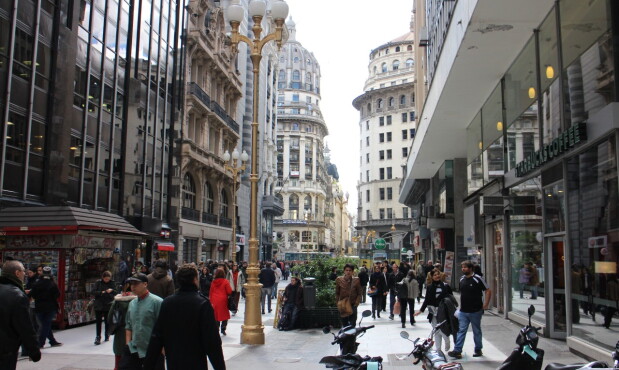 Calle Florida de Buenos Aires.