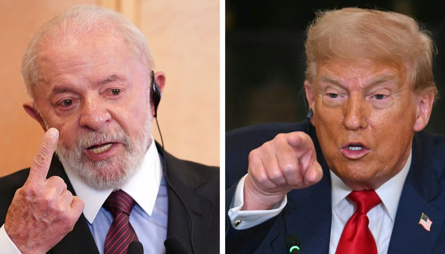 Luiz Inácio Lula da Silva, presidente de Brasil y Donald Trump, presidente de Estados Unidos.