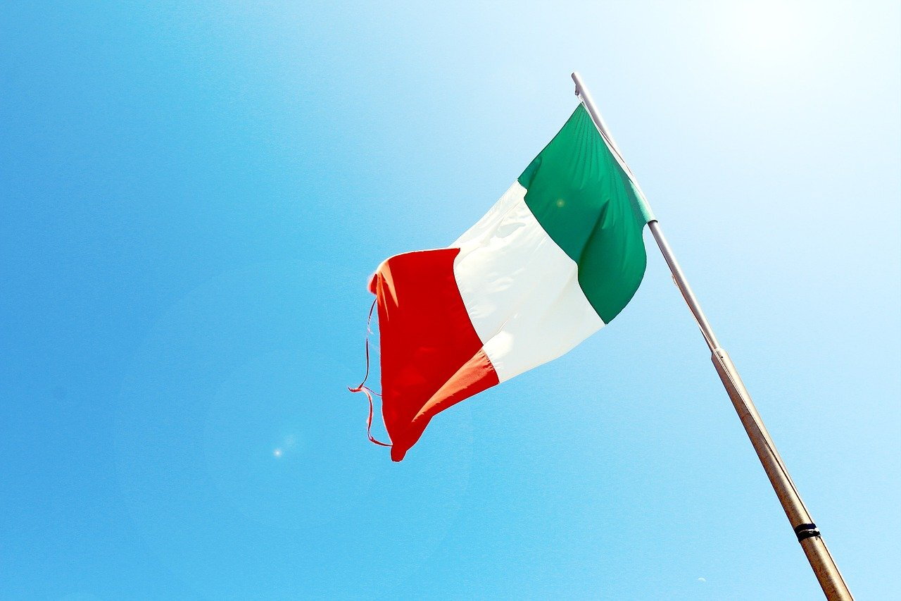 Bandera de Italia.