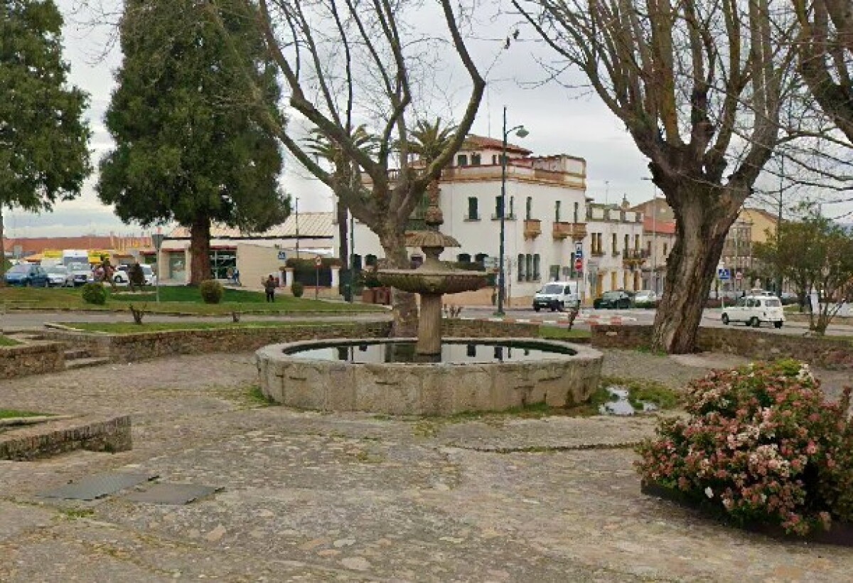 Fuente de la glorieta del Árbol Gordo en Ciudad Rodrigo