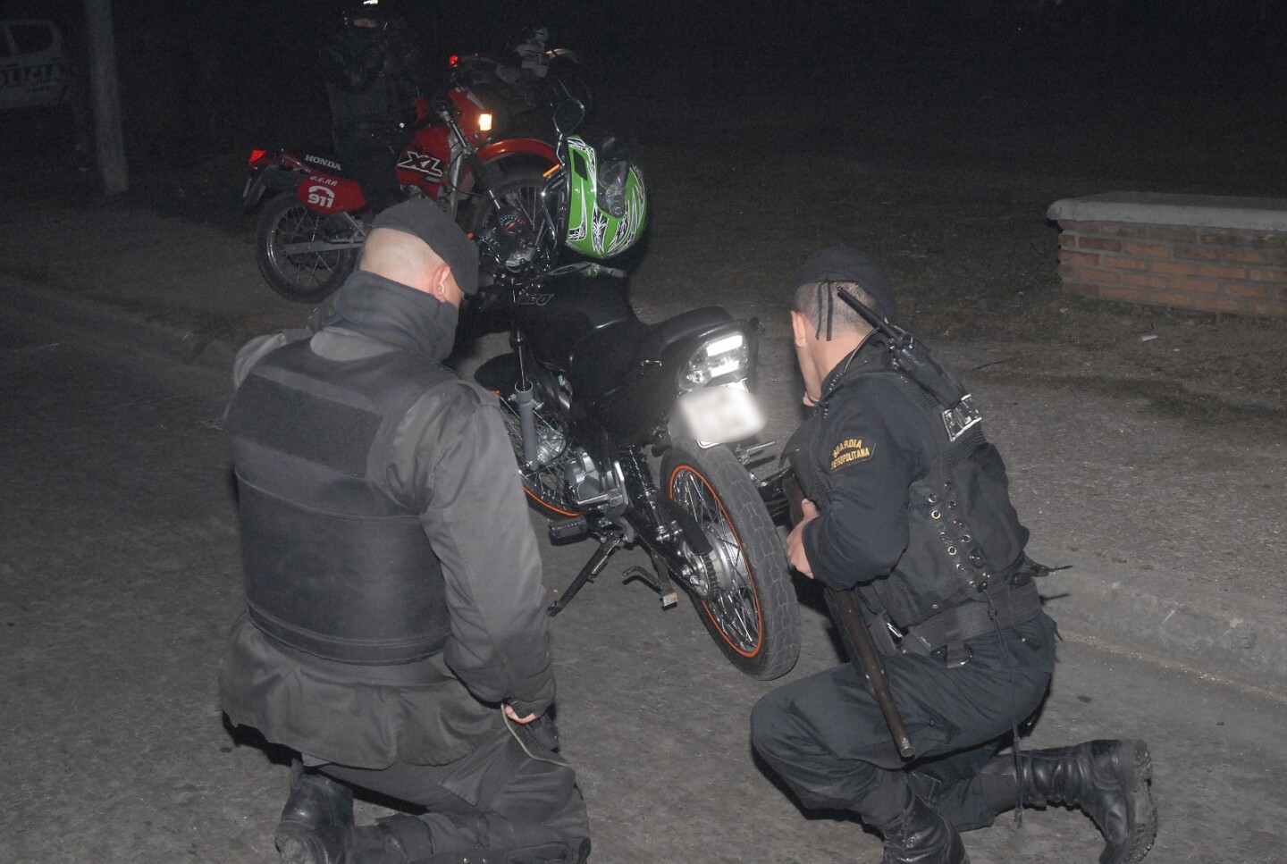 Operativo policial.