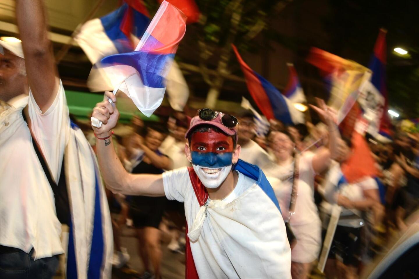 Festejos del Frente Amplio