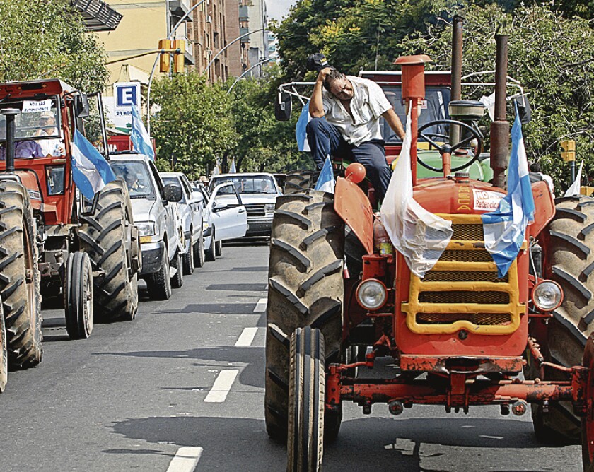 PROTESTA DE PRODUCTORES RURALES