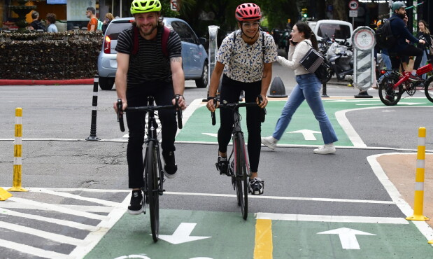Ciclovia en Montevideo