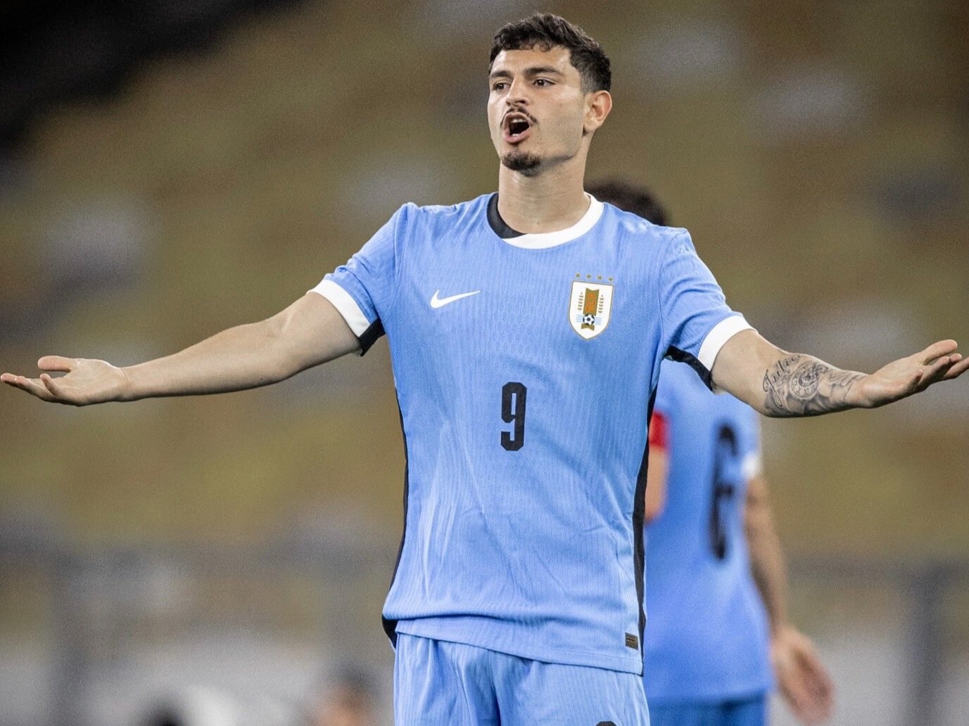 Agustín Álvarez Martínez en la selección de Uruguay