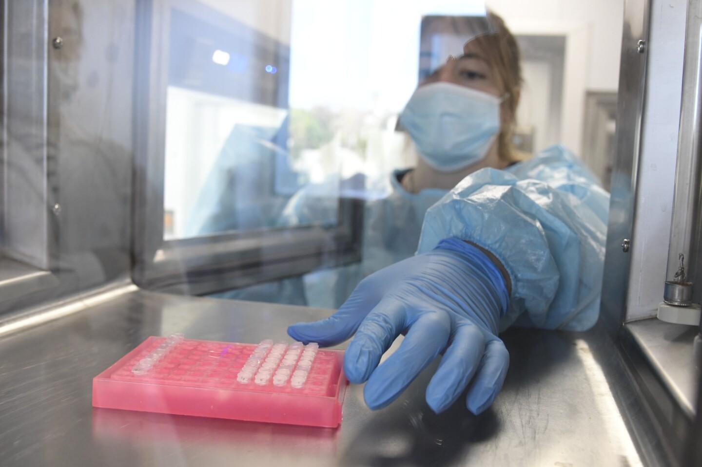 Trabajo en laboratorio.