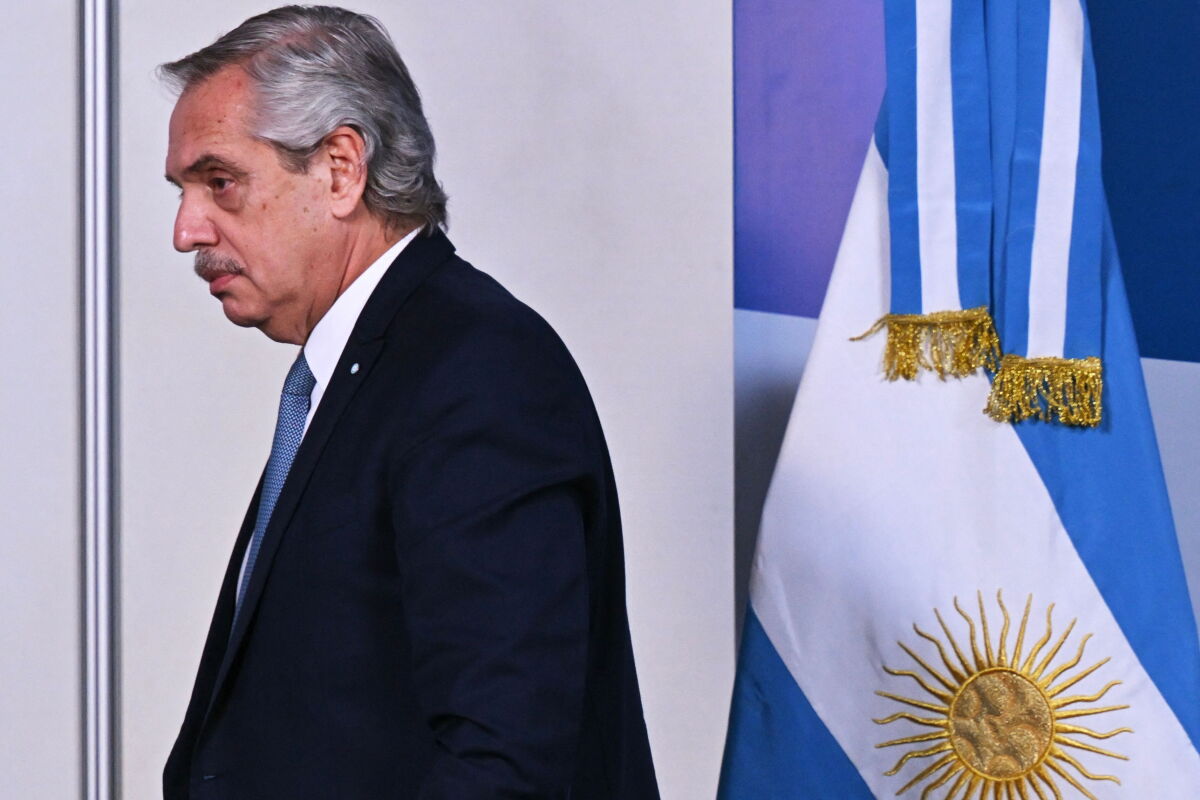 El ex presidente argentino, Alberto Fernández.