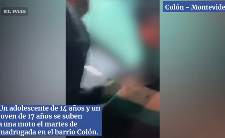 Así fue el momento en que le disparan al joven de 14 años en Colón