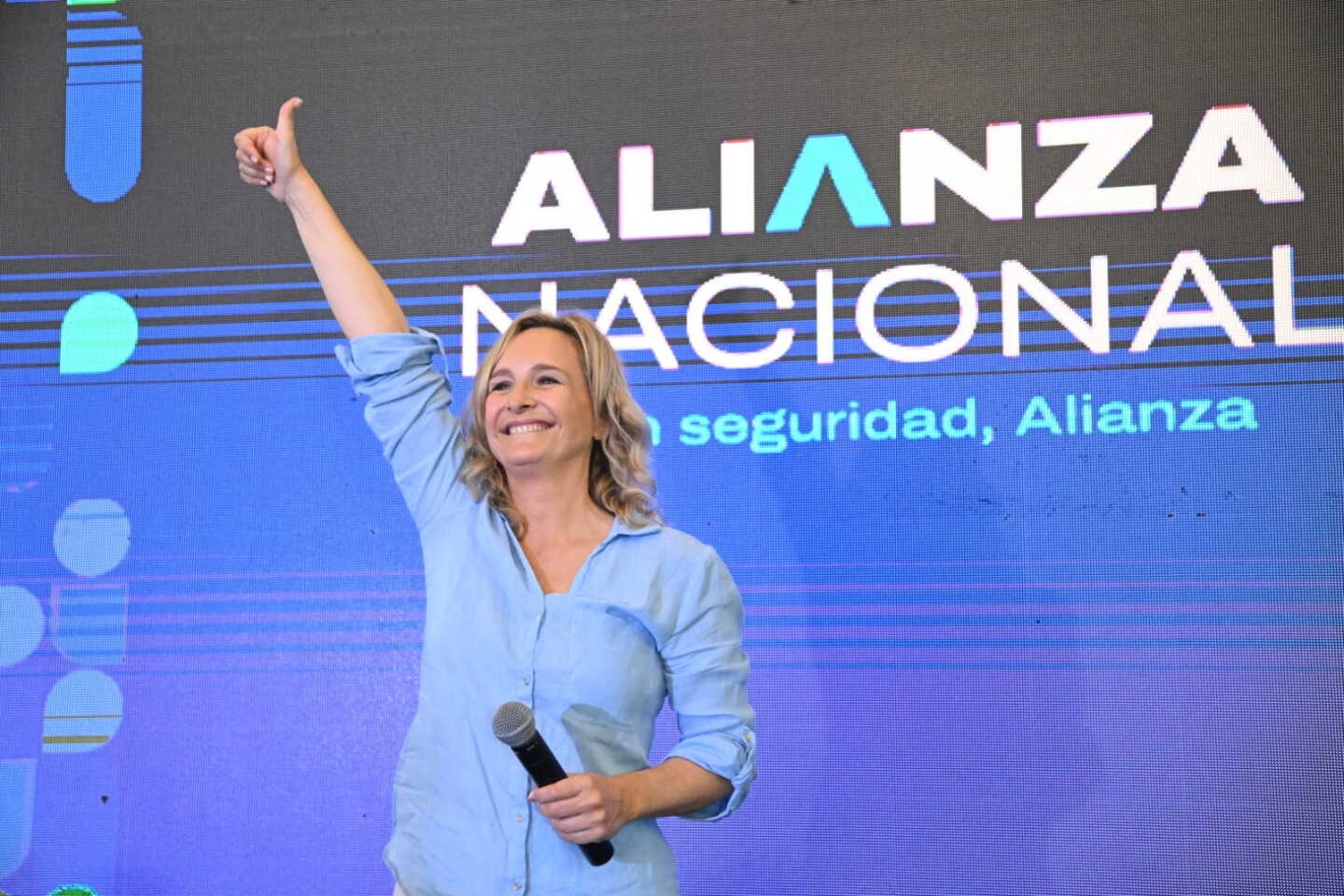 Laura Raffo, precandidata a la Presidencia por el Partido Nacional.