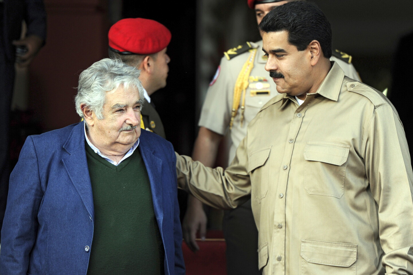 José Mujica y Nicolás Maduro
