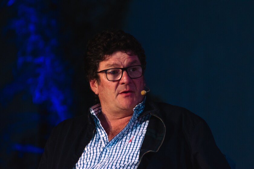 Guillermo O´Brien en la tercera edición de la conferencia de arroz en Treinta y Tres