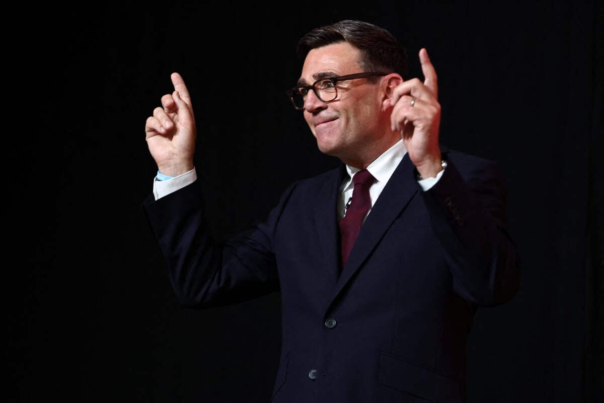 Andy Burnham tras ser confirmado como nuevo líder del Partido Laborista y próximo primer ministro del país.