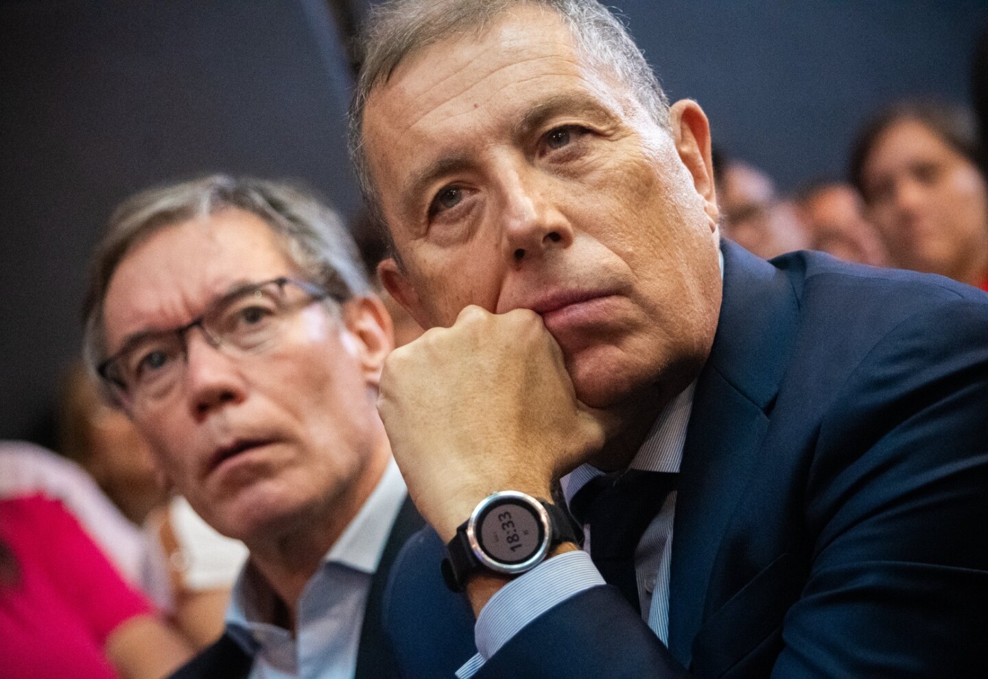 Ministro de Economía y Finanzas, Gabriel Oddone, junto al subsecretario Martín Vallcorba.