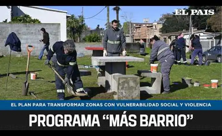 Más Barrio: el plan para transormar barrios vulnerables