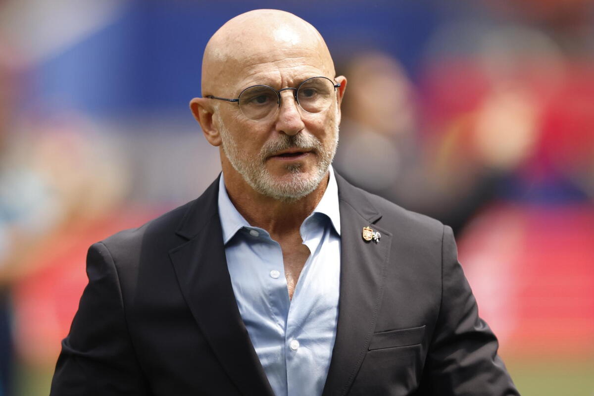Luis de la Fuente, entrenador de España, en el Mundial 2026.