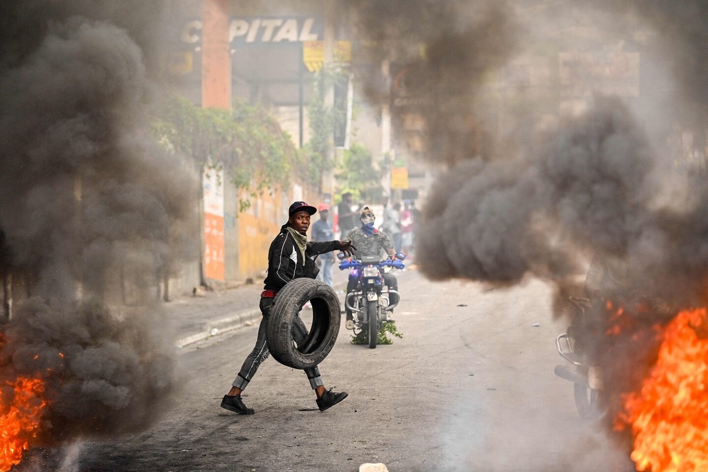 Protestas en Haití
