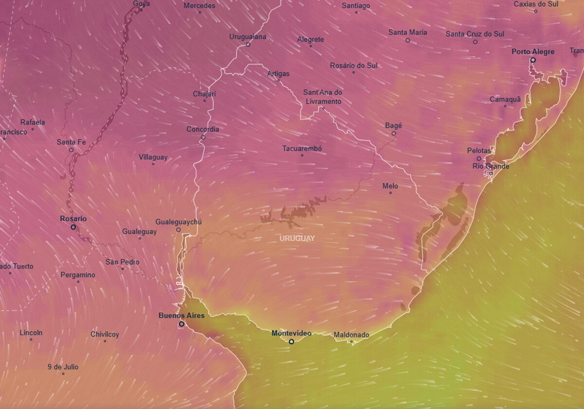 De los 11° al calor primaveral: Inumet anticipa un brusco salto térmico de 12 grados en Montevideo