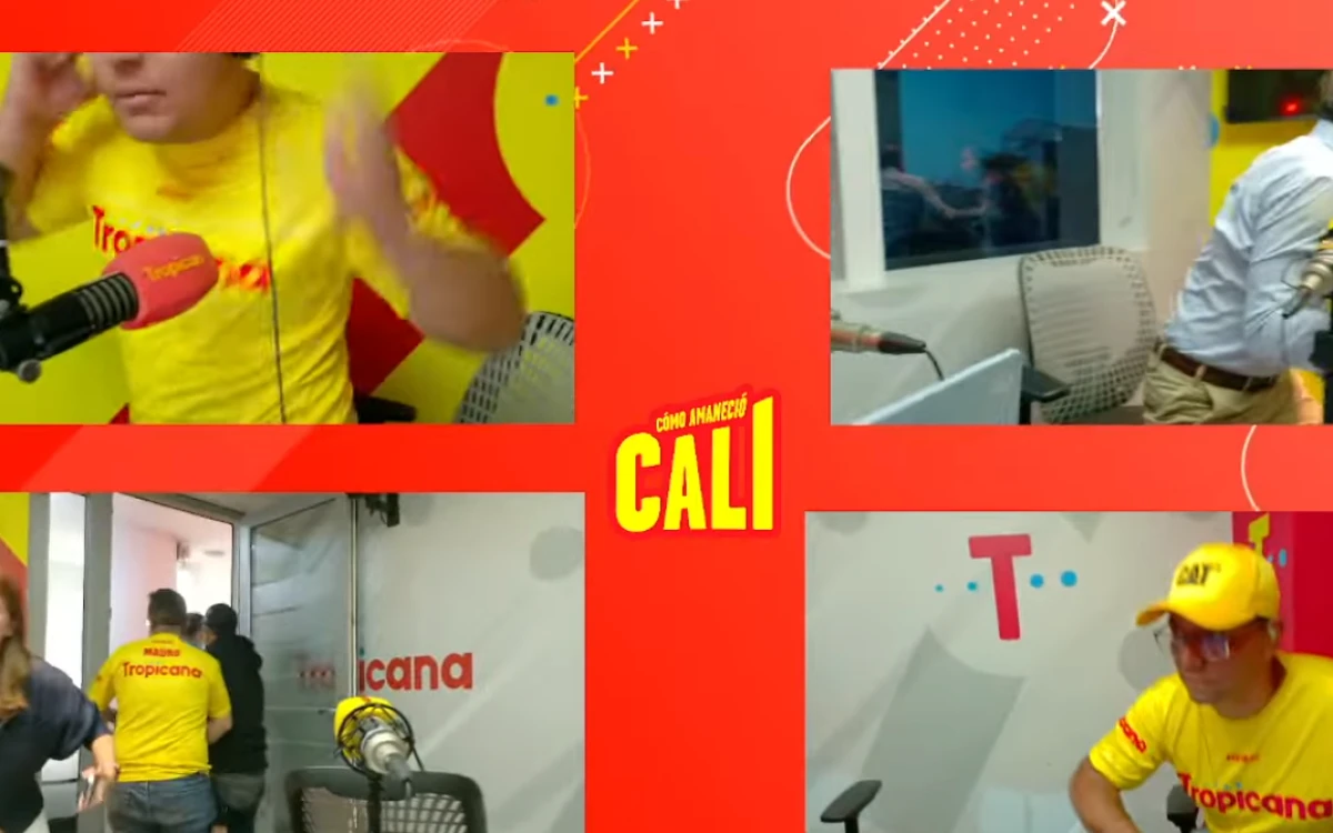 Photo: elpais.com.uy Terremoto en Colombia obligó a interrumpir entrevista al alcalde de Cali