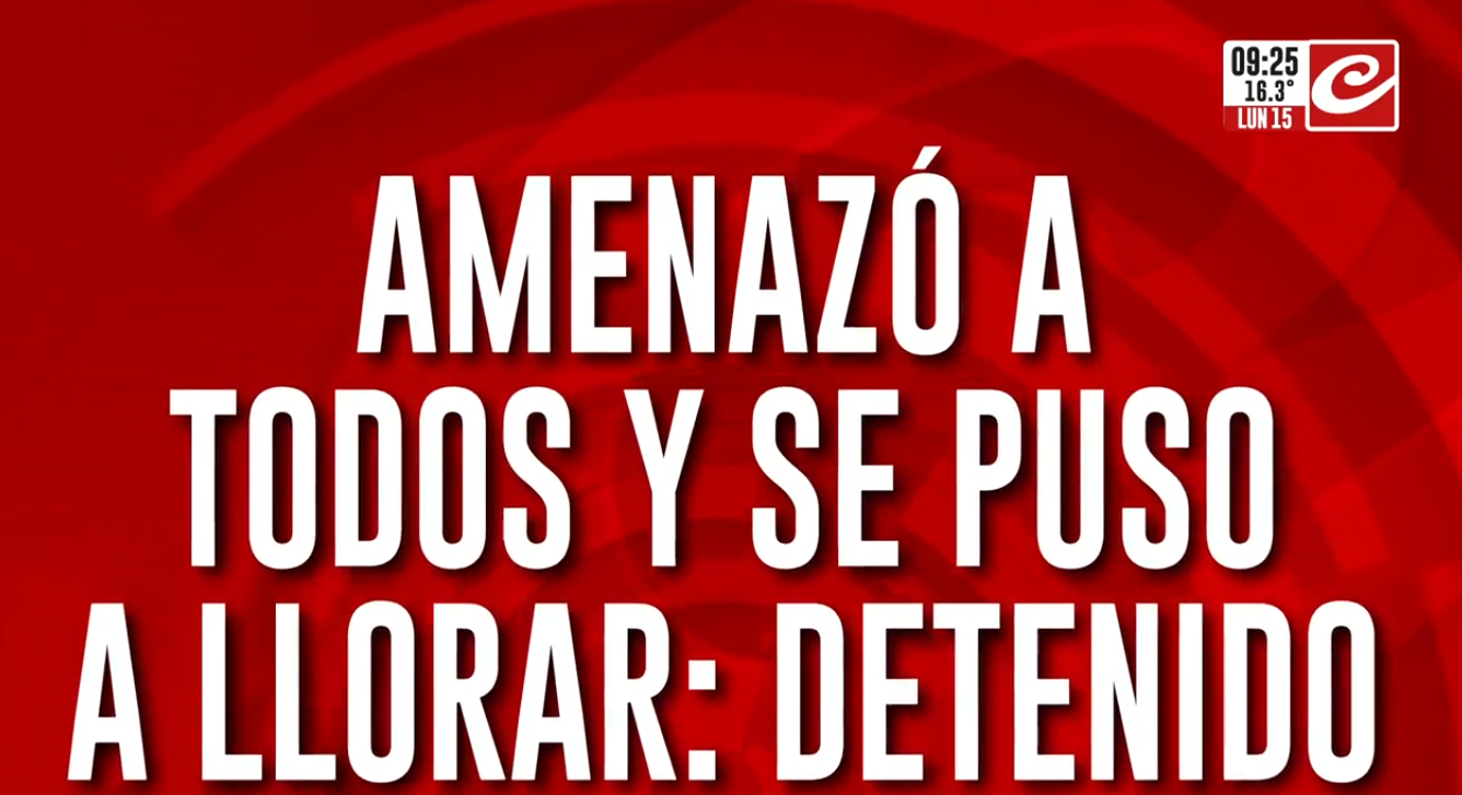 Placa de Crónica TV.
