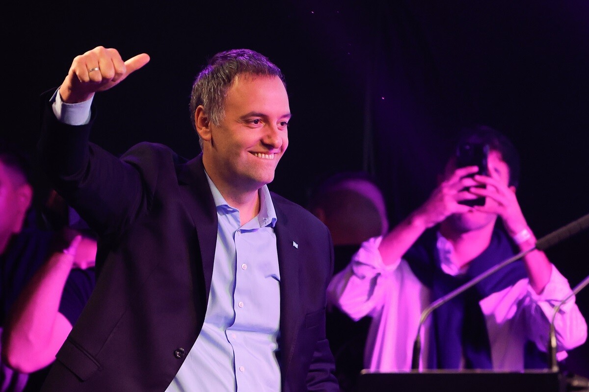 Cierre de campaña del partido La Libertad Avanza de Javier Milei
