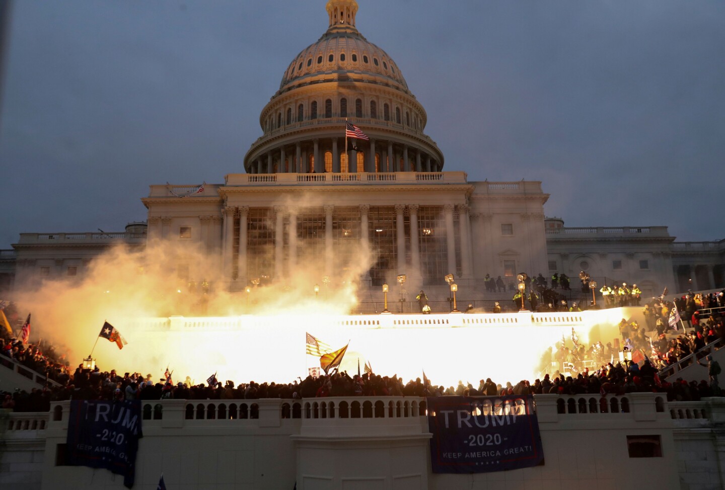 Asalto en el Capitolio por seguidores de Donald Trump en 2021