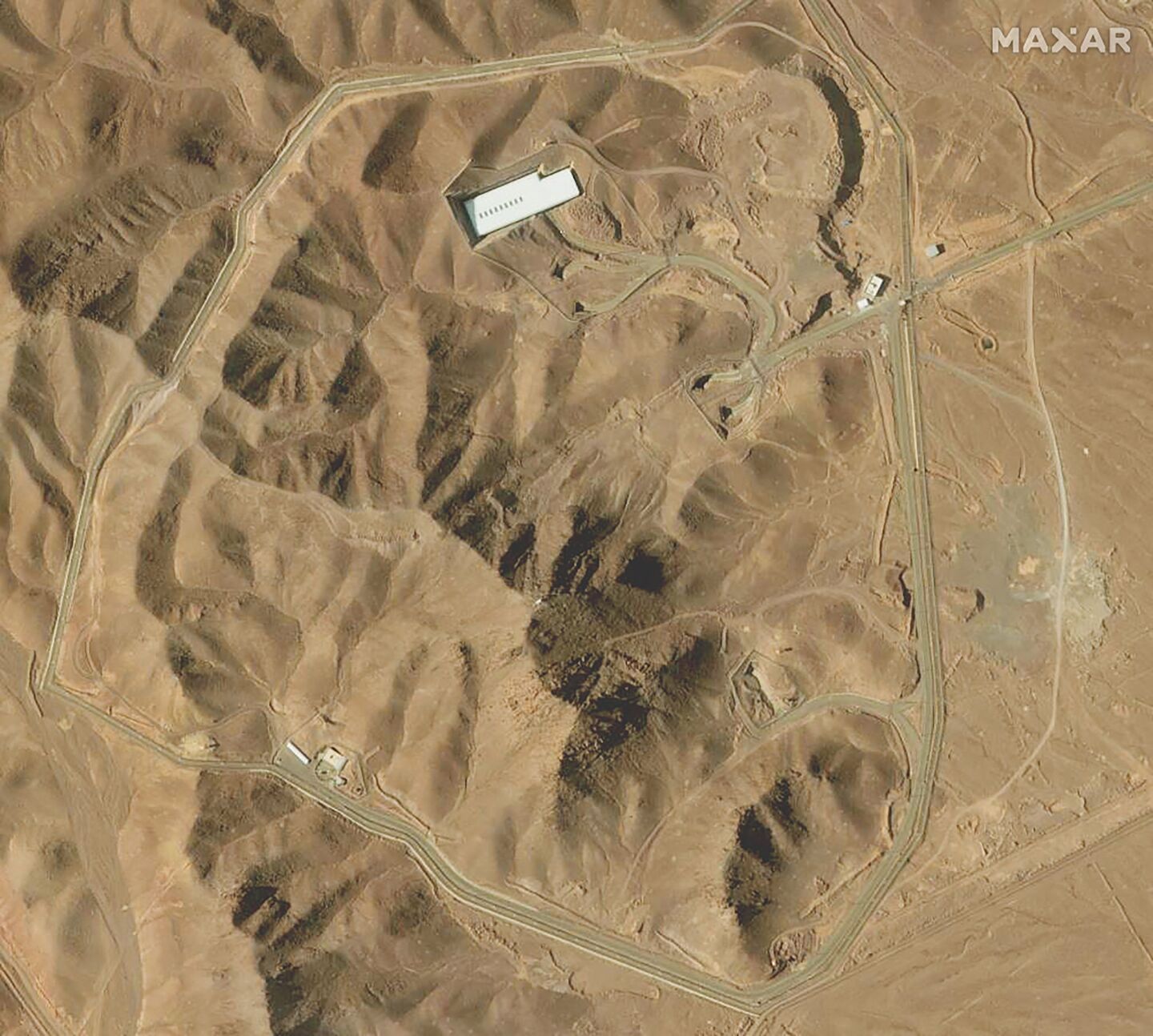 Planta de enriquecimiento de uranio de Fordow, al sur de la capital, Teherán.