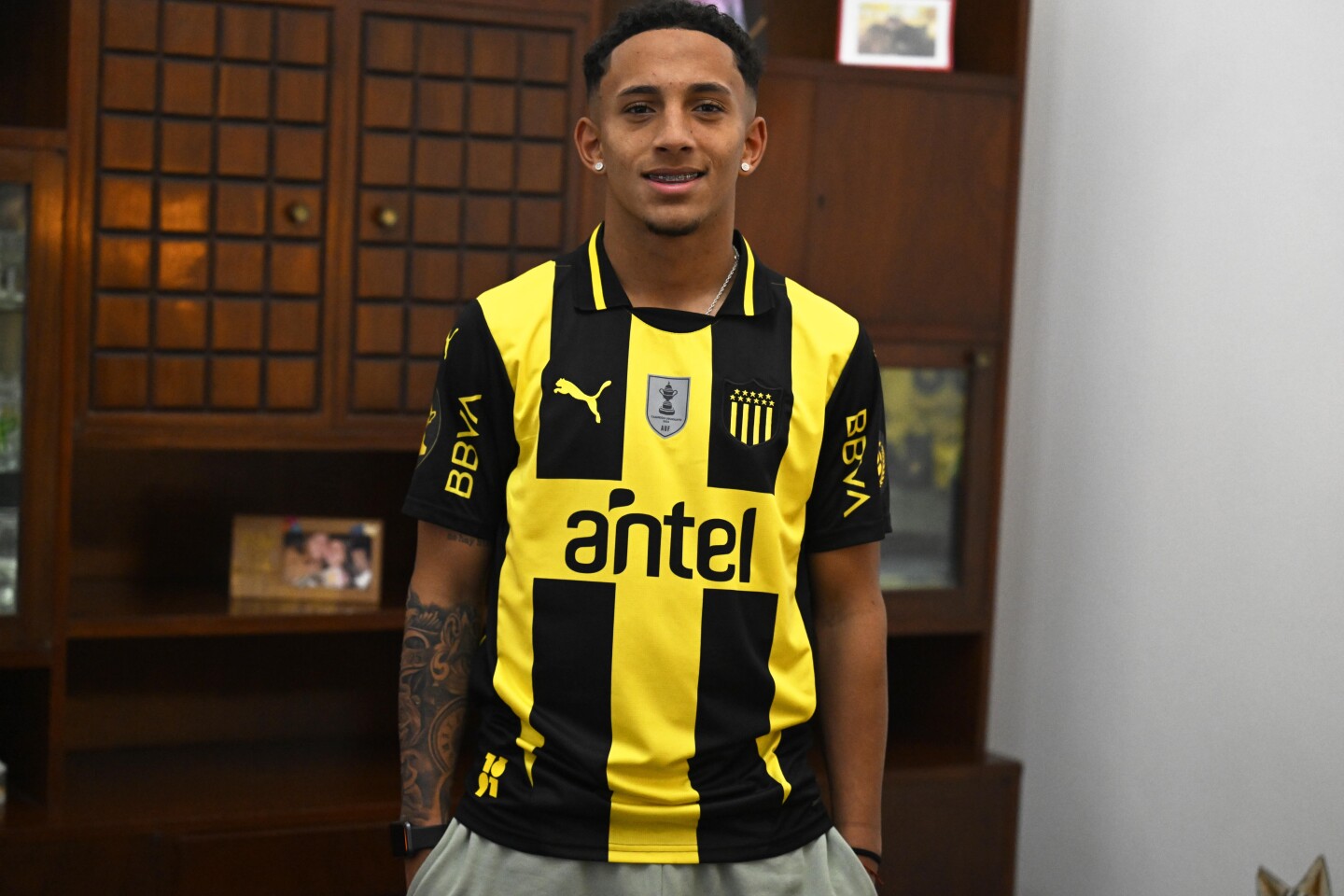 Stiven Muhlethaler, el joven de 19 años que ya cumplió su sueño de debutar en la Primera División de Peñarol.