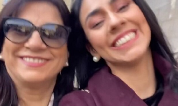 Blanca Rodríguez y Fernanda Souza