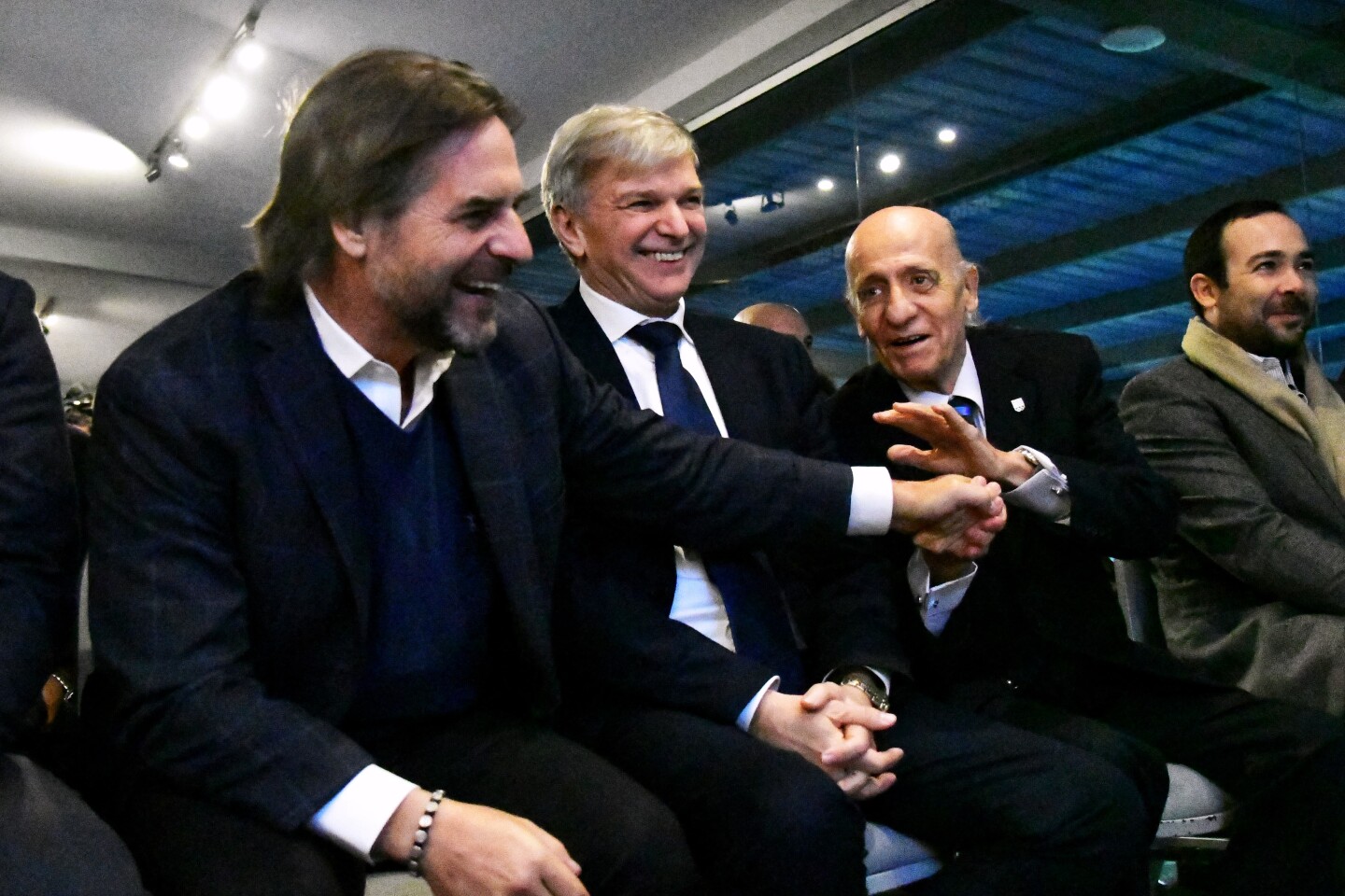 Luis Lacalle Pou, Sebastián Bauzá, Julio César Maglione y Eduardo Ulloa.