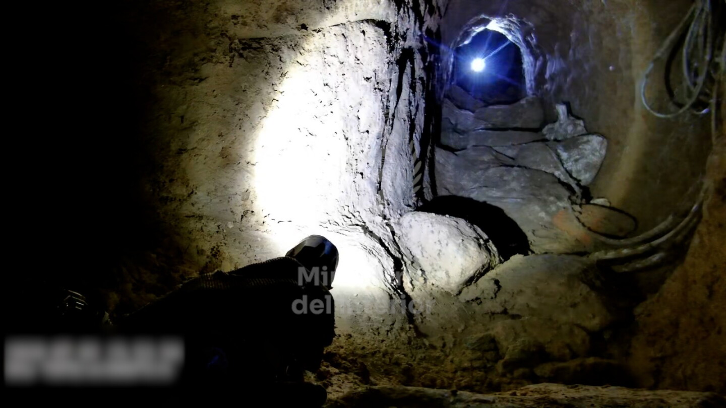 Túnel cavado en Ciudad Vieja