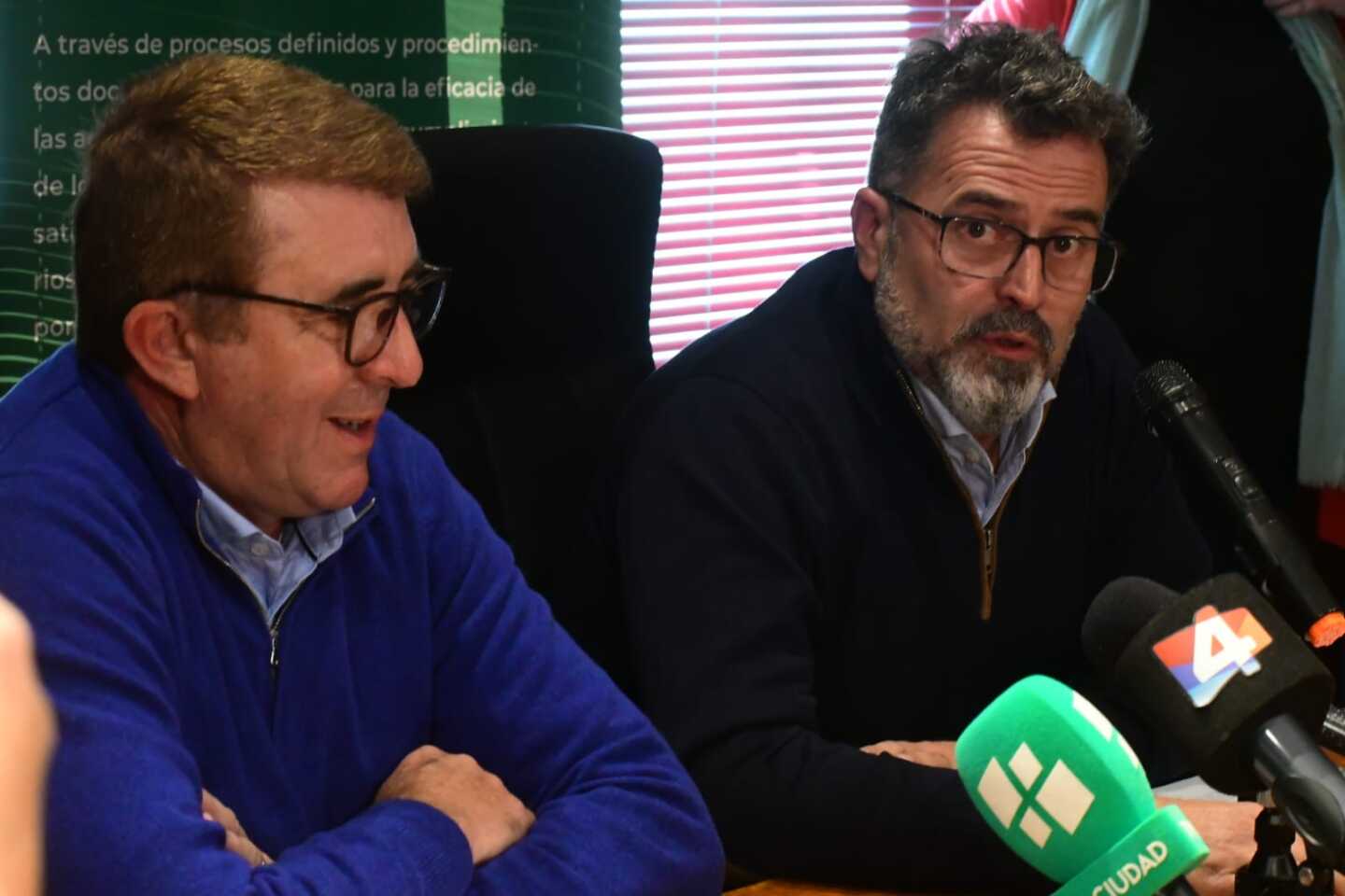 Eduardo Viera, presidente del Instituto Nacional de Colonización, y Matías Carámbula, subsecretario del MGAP.