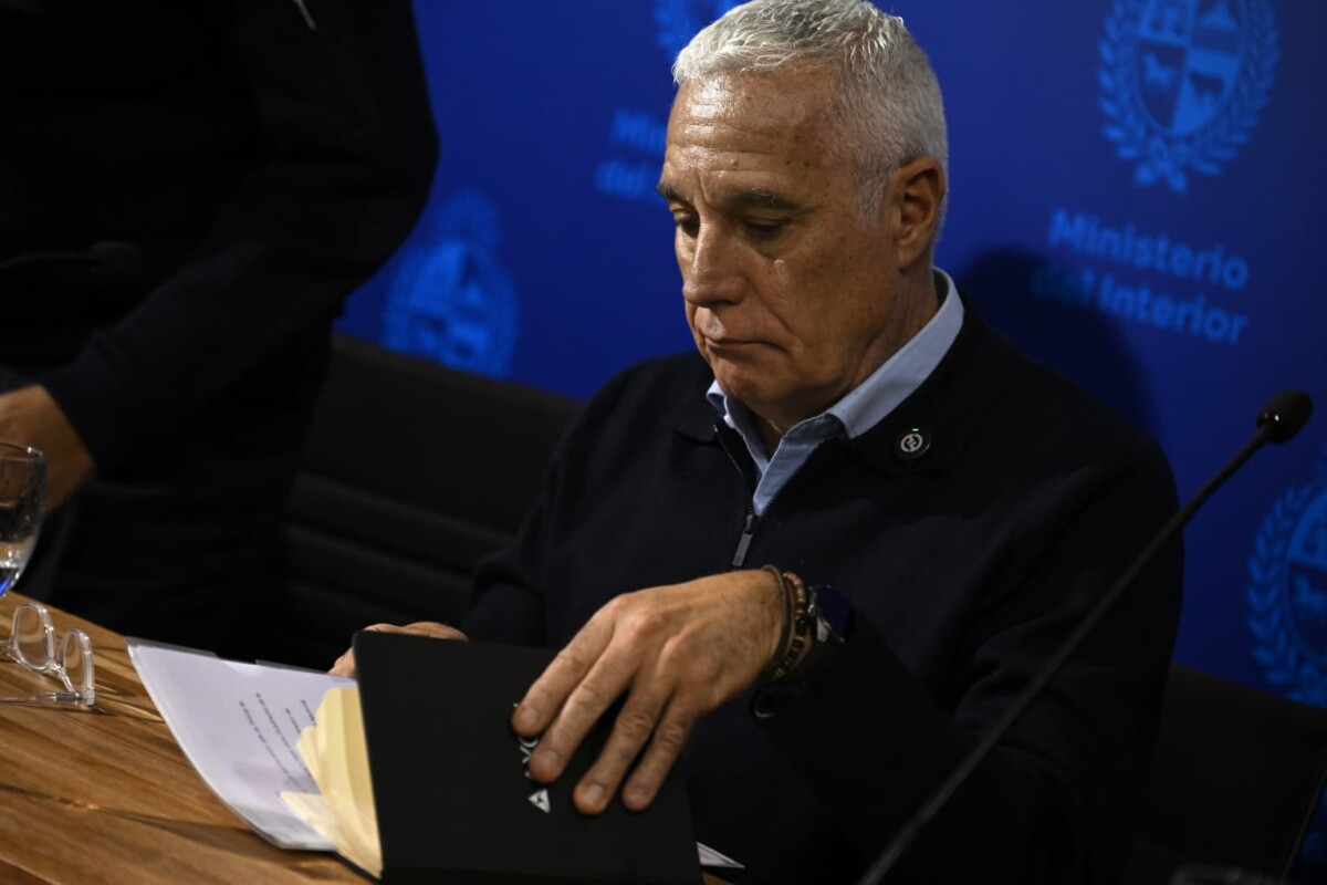 El ministro del Interior, Carlos Negro.