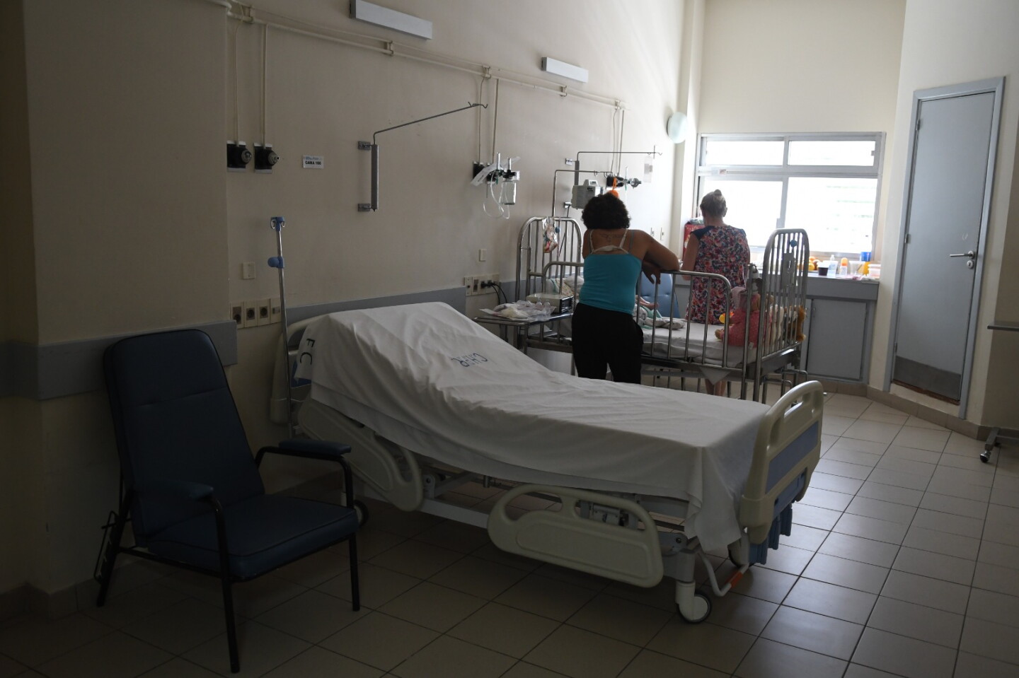 Sala de maternidad en Centro Hospitalario Pereira Rossell.