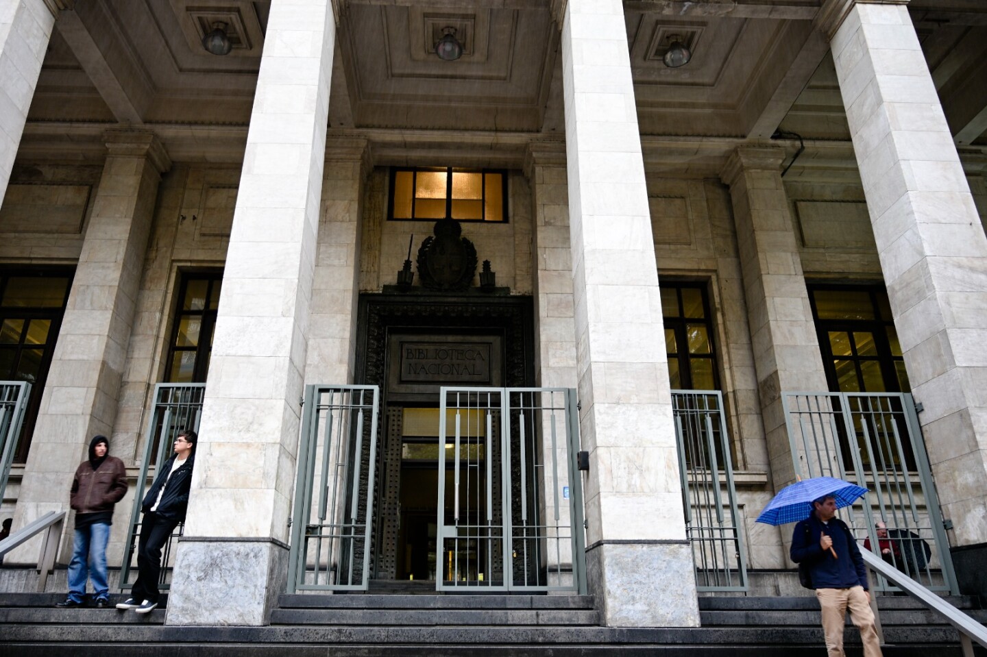Fachada de la Biblioteca Nacional.