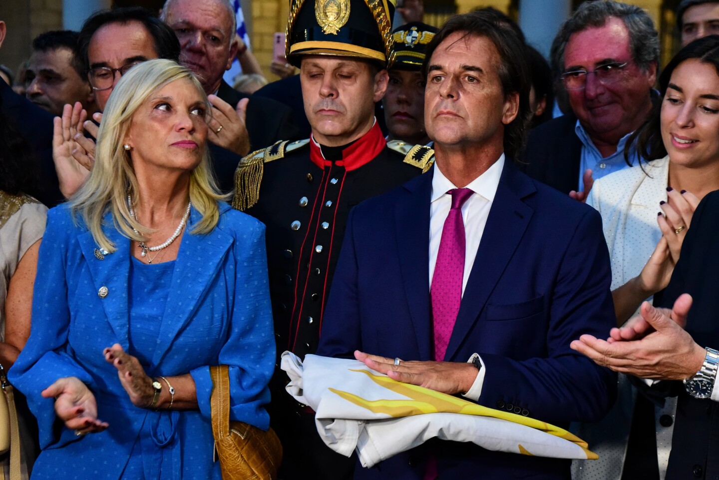 Beatriz Argimón y Luis Lacalle Pou.