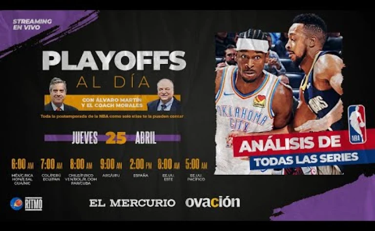 PLAYOFFS AL DÍA #10 🏀 | ÁLVARO MARTÍN & COACH MORALES | JUE 25.ABR.24 | Ritmo NBA