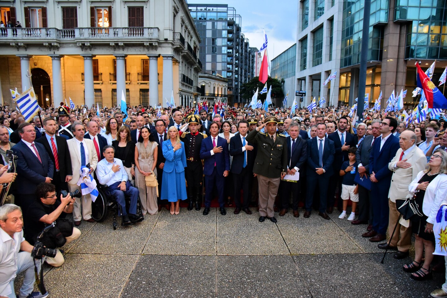 Último día de Luis Lacalle Pou como presidente.