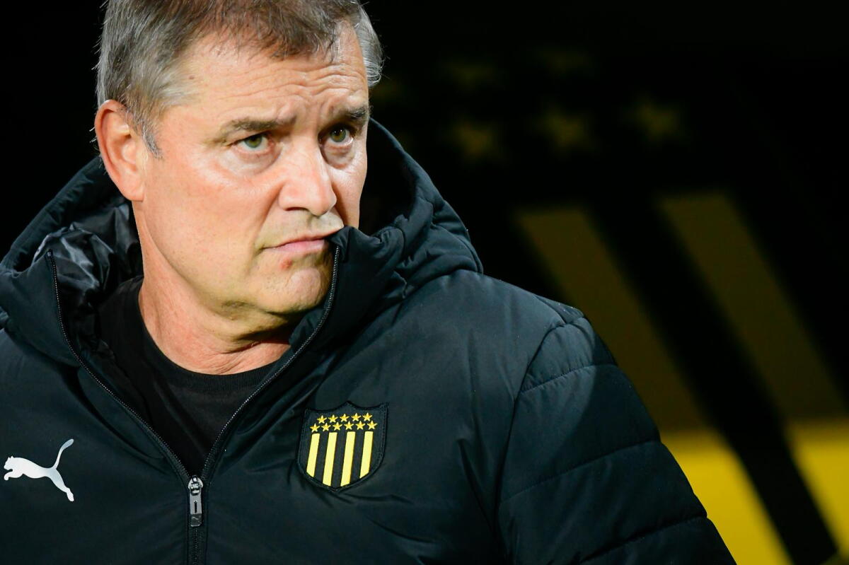 Diego Aguirre, entrenador de Peñarol.