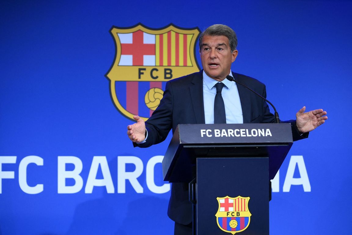 Joan Laporta. Foto: AFP.