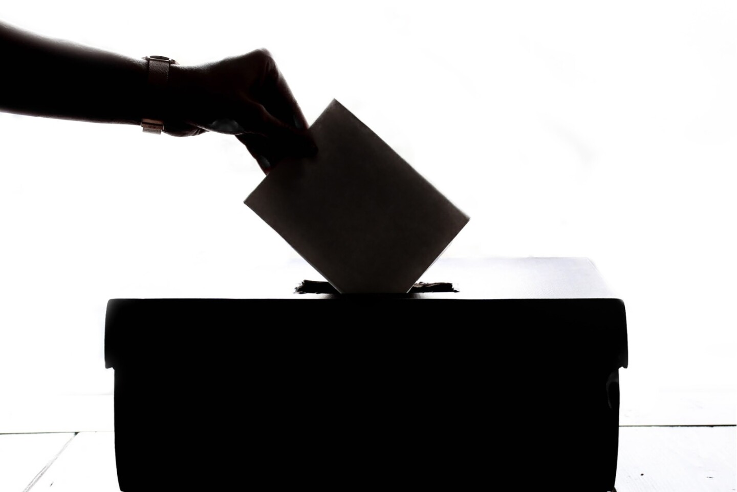 Voto en urna, democracia