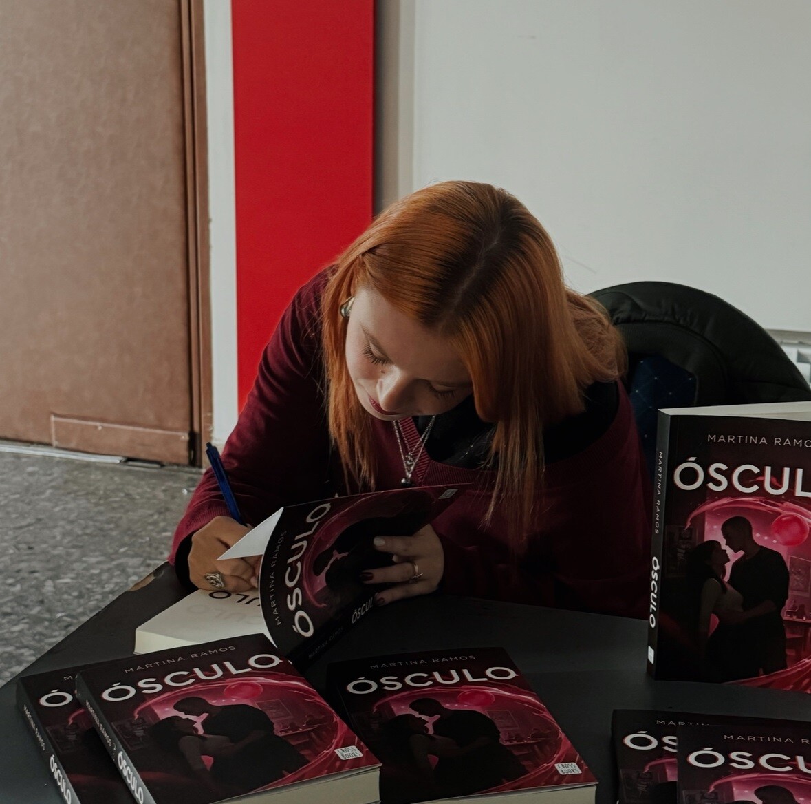 Martina Ramos en la Feria del Libro Infantil y Juvenil 2025.