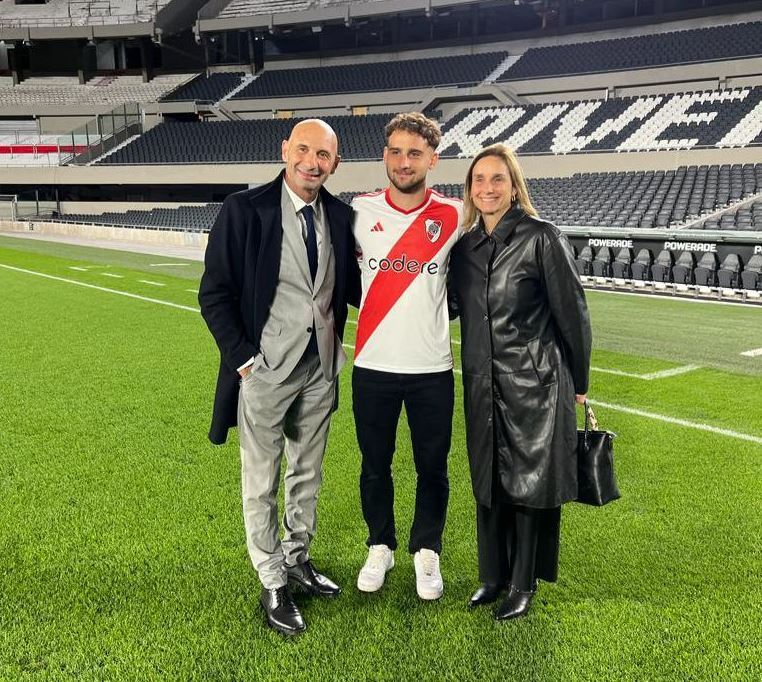 Pablo Boselli, Sebastián Boselli y Erika Graf.