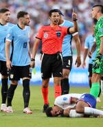Jugadores uruguayos en el partido frente a Estados Unidos- Copa América 2024.