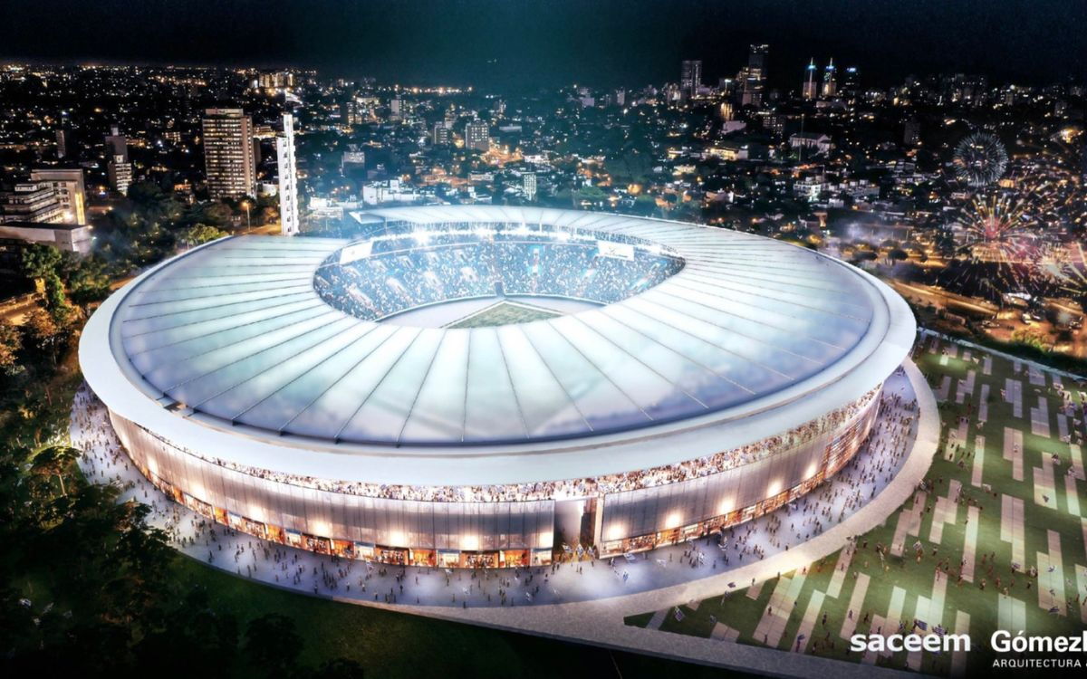 El proyecto del Estadio Centenario para el Mundial 2030.