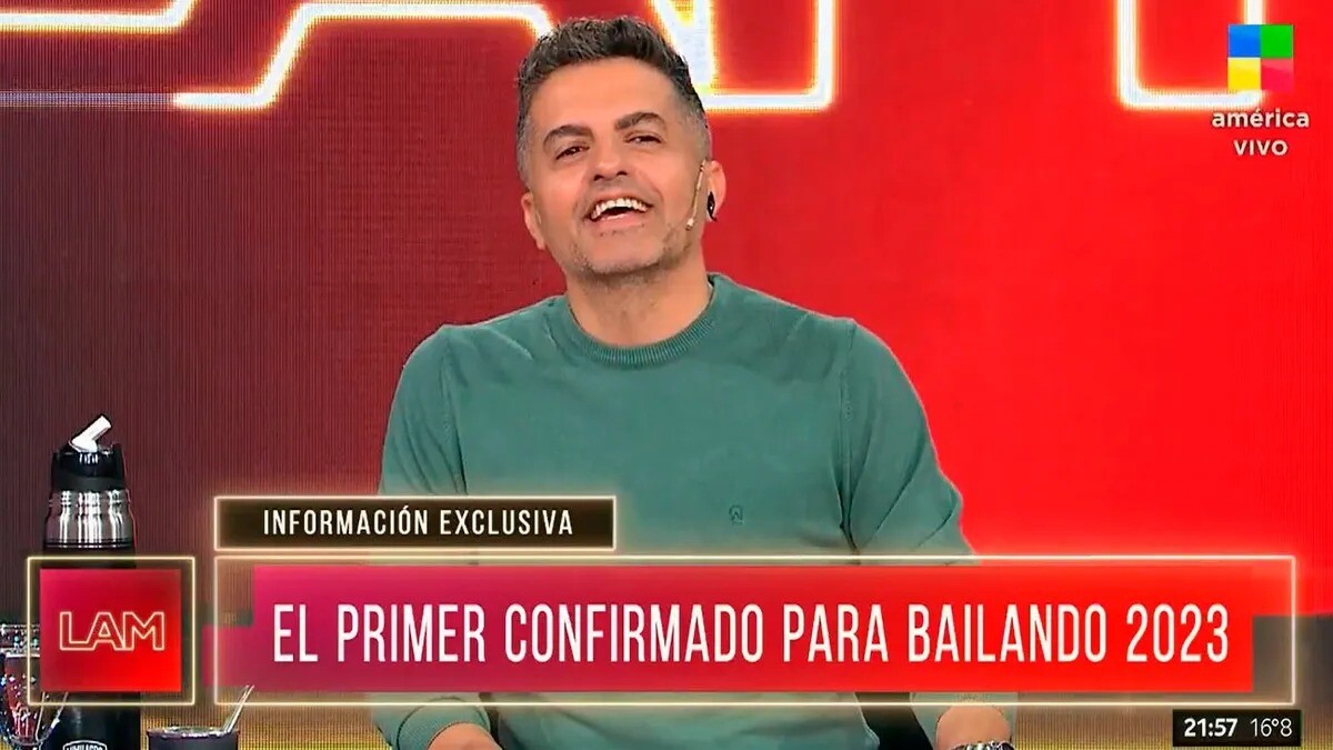 Angel Brito anunció a Tomás Holder como el primer confirmado de Bailando 2023.